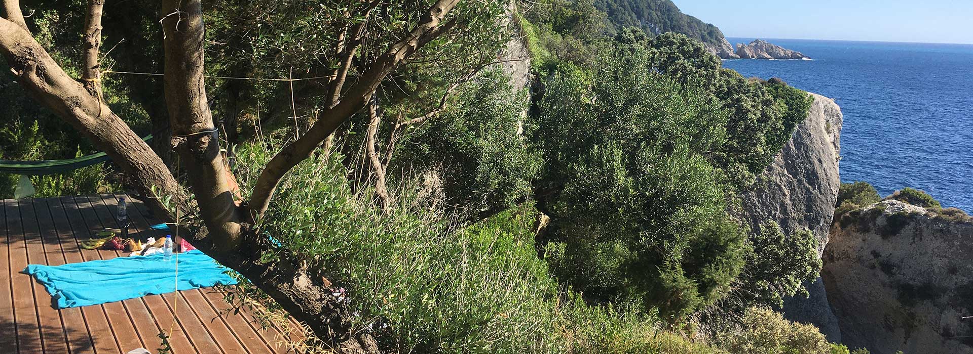 Reconnect with Life<br>with a re-silent nature experience <br>(NATUR CAMP MAGIC KORFU)